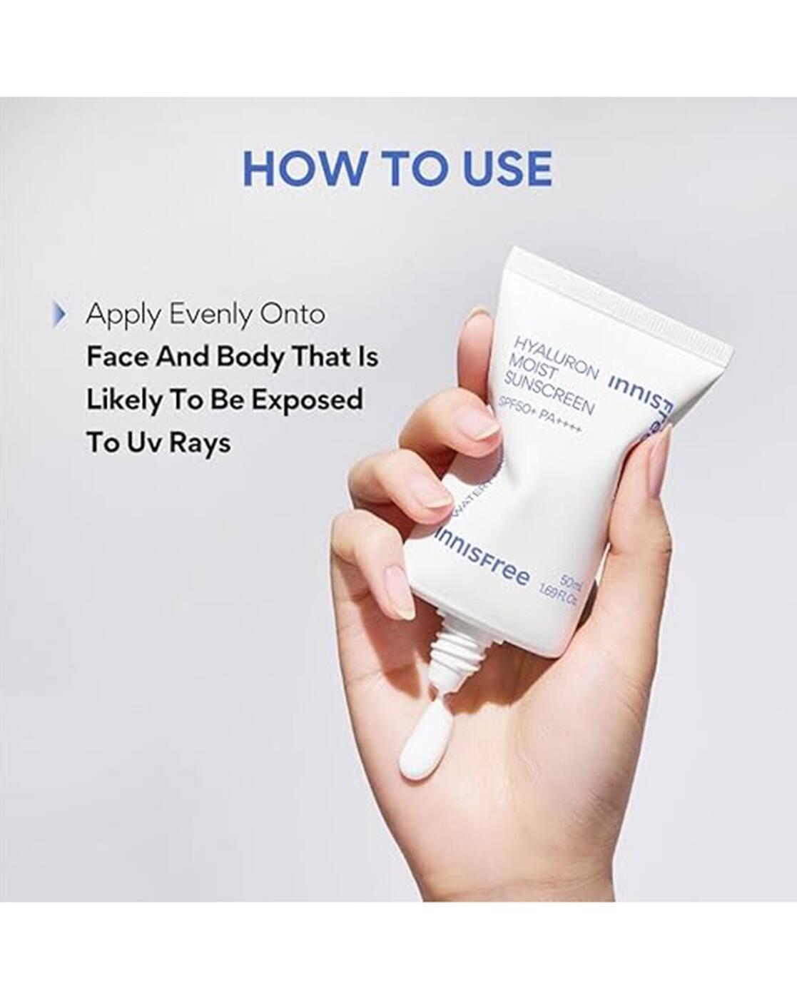 Hyaluron Moist Sunscreen SPF50+ PA++++ No White Cast Watery Finish Mini