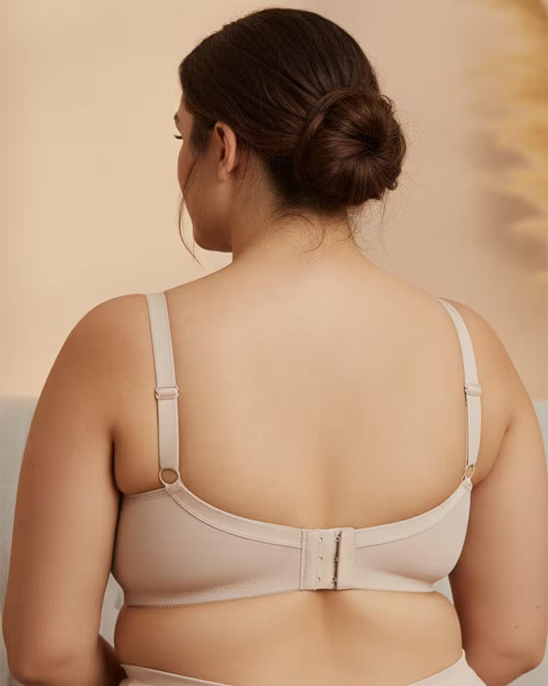 True Curv Cotton Laminated Non-Wired Full Coverage Minimiser Bra