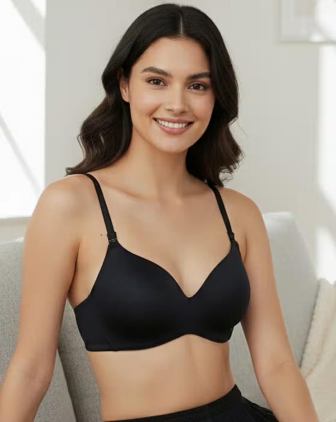 At Work Padded Non-Wired 3/4Th Coverage T-Shirt Bra