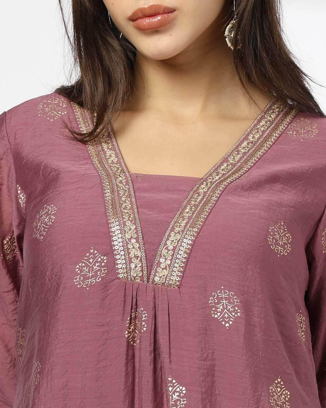Women Printed A-Line Kurta Set
