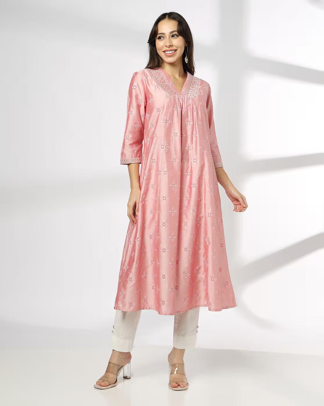 Women Printed A-Line Kurta