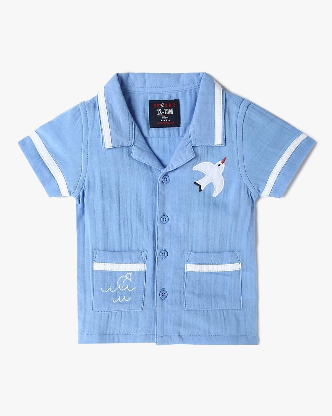 Boys Regular Fit Cotton Shirt