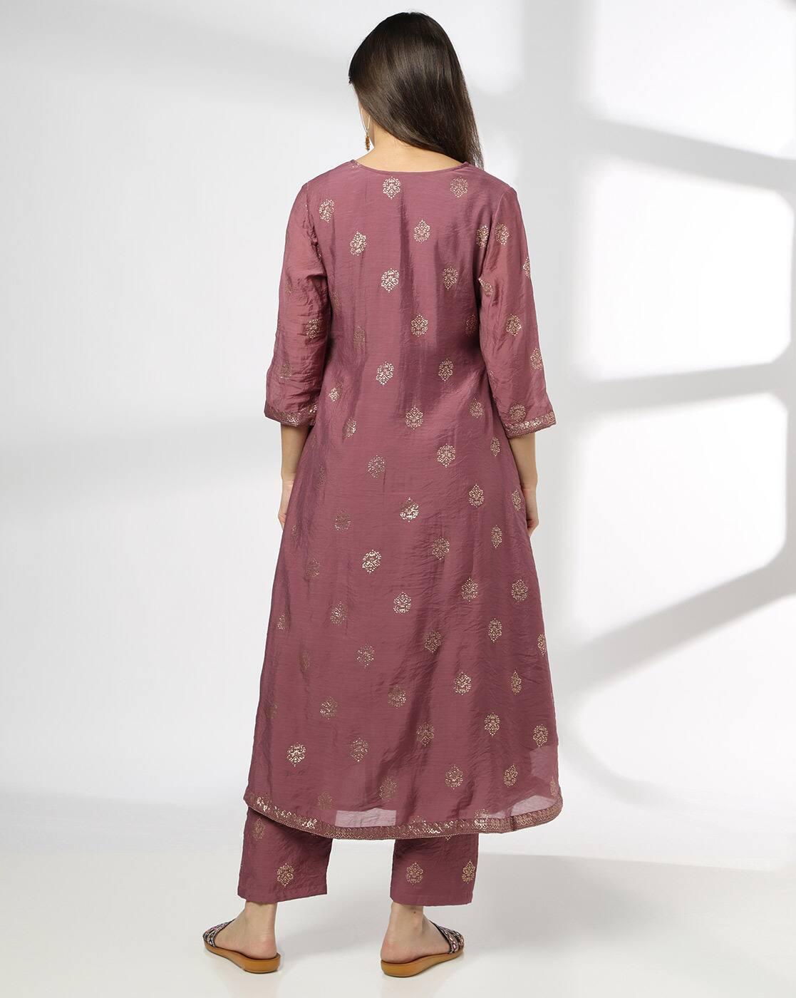 Women Printed A-Line Kurta Set