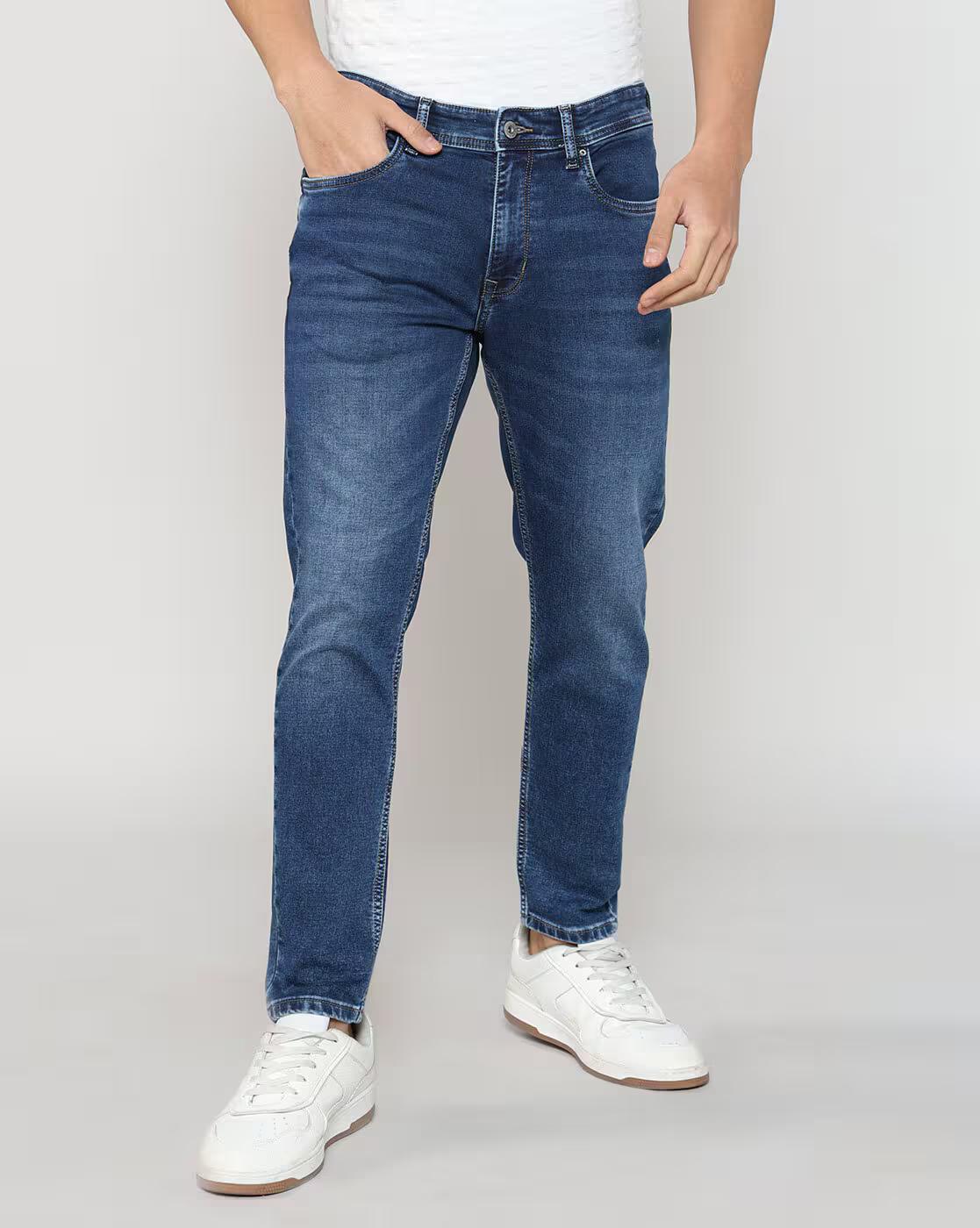 Men Mid-Rise Slim Fit Jeans
