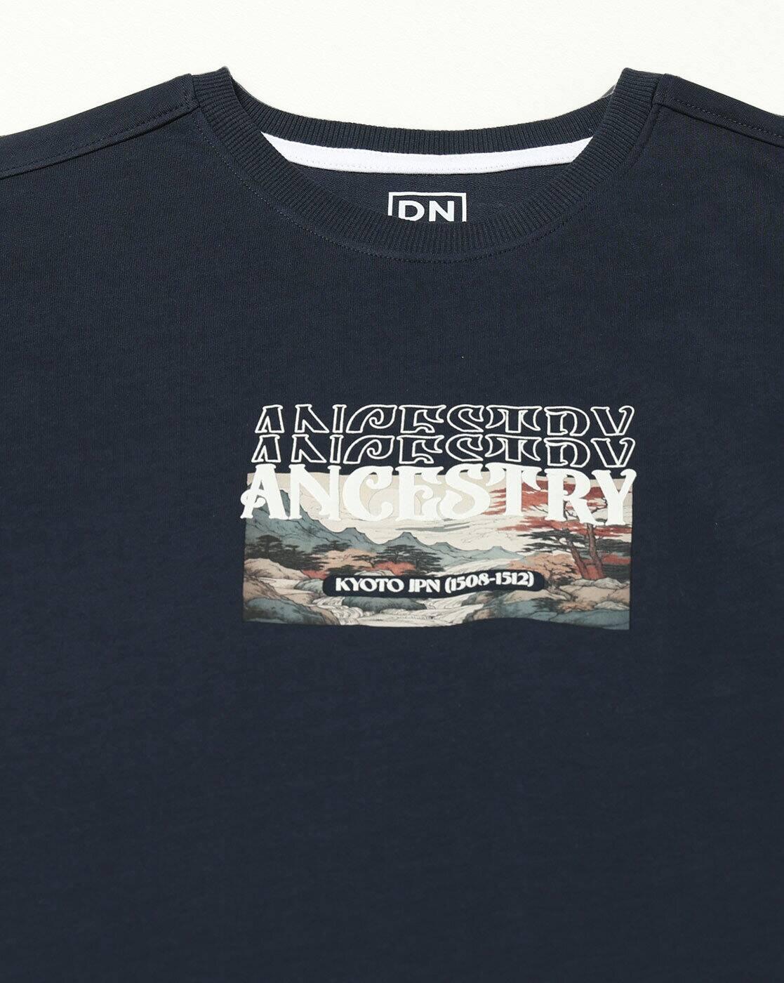 Men Graphic Print Relaxed Fit Crew-Neck T-Shirt