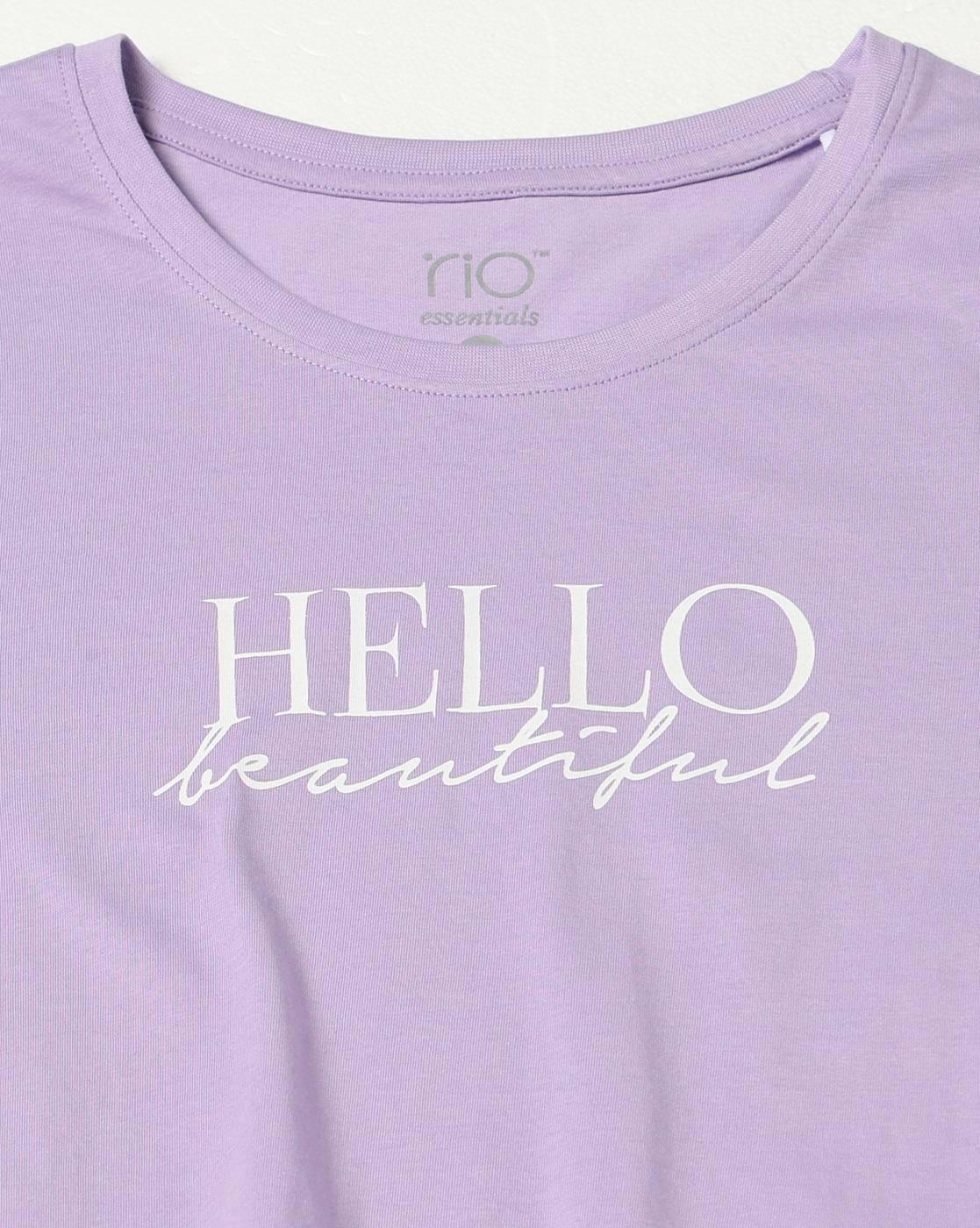 Women Printed Top and Pyjamas Set