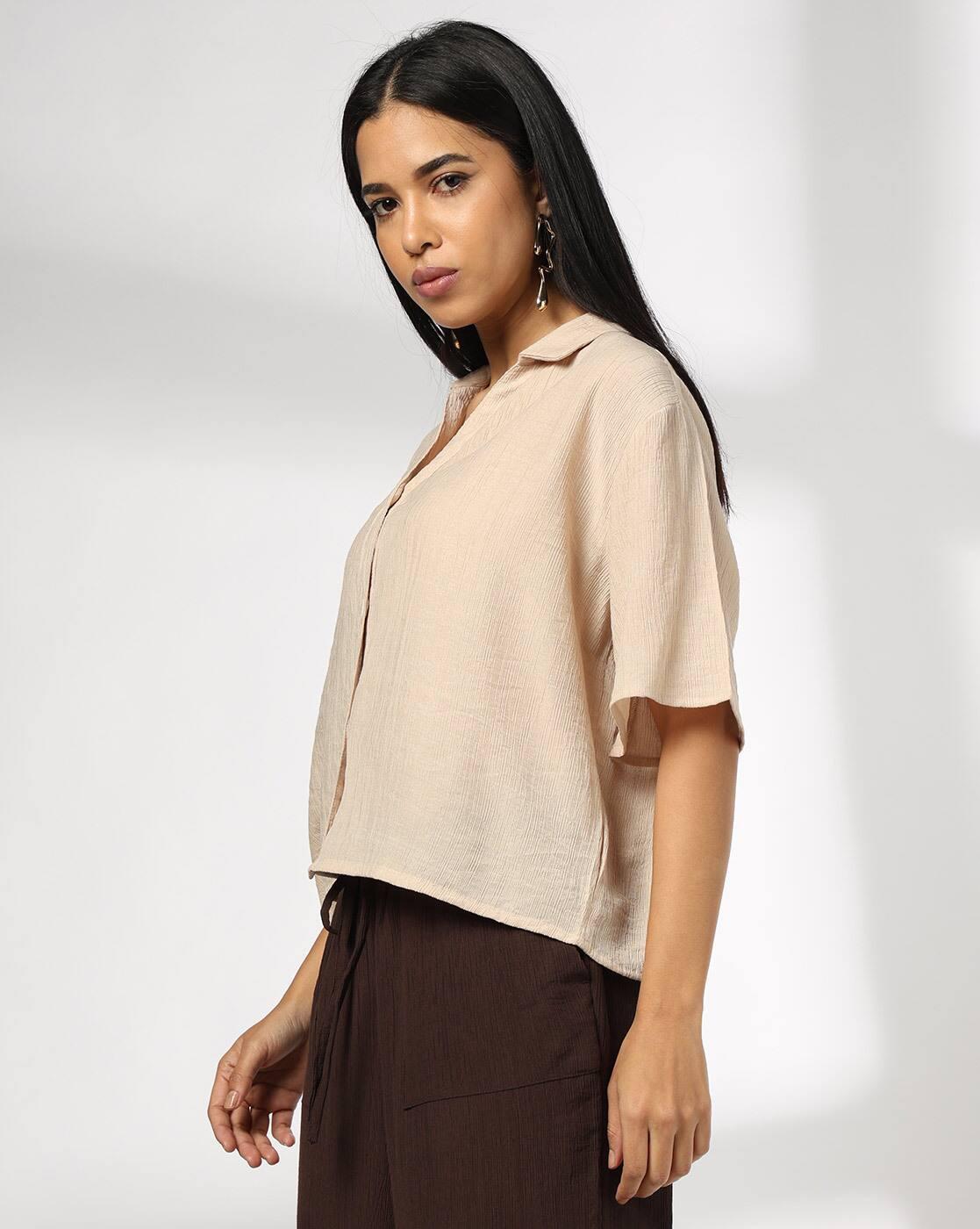 Women Patterned Regular Fit Shirt