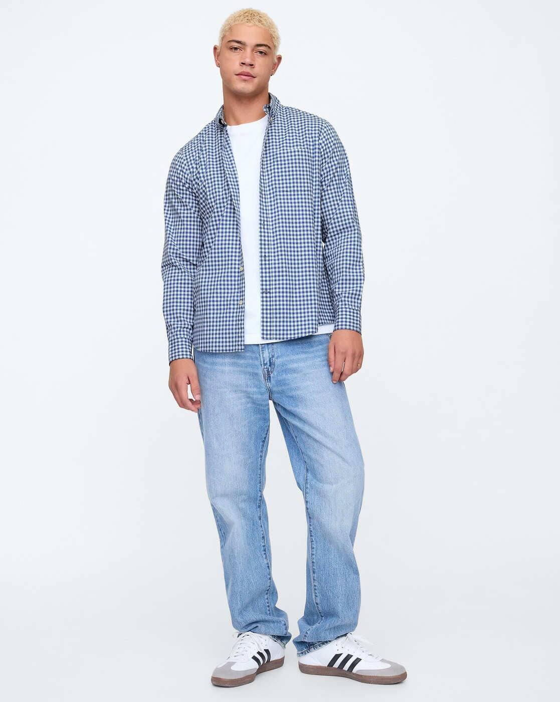 Checked Regular Fit Button-Down Collar Shirt