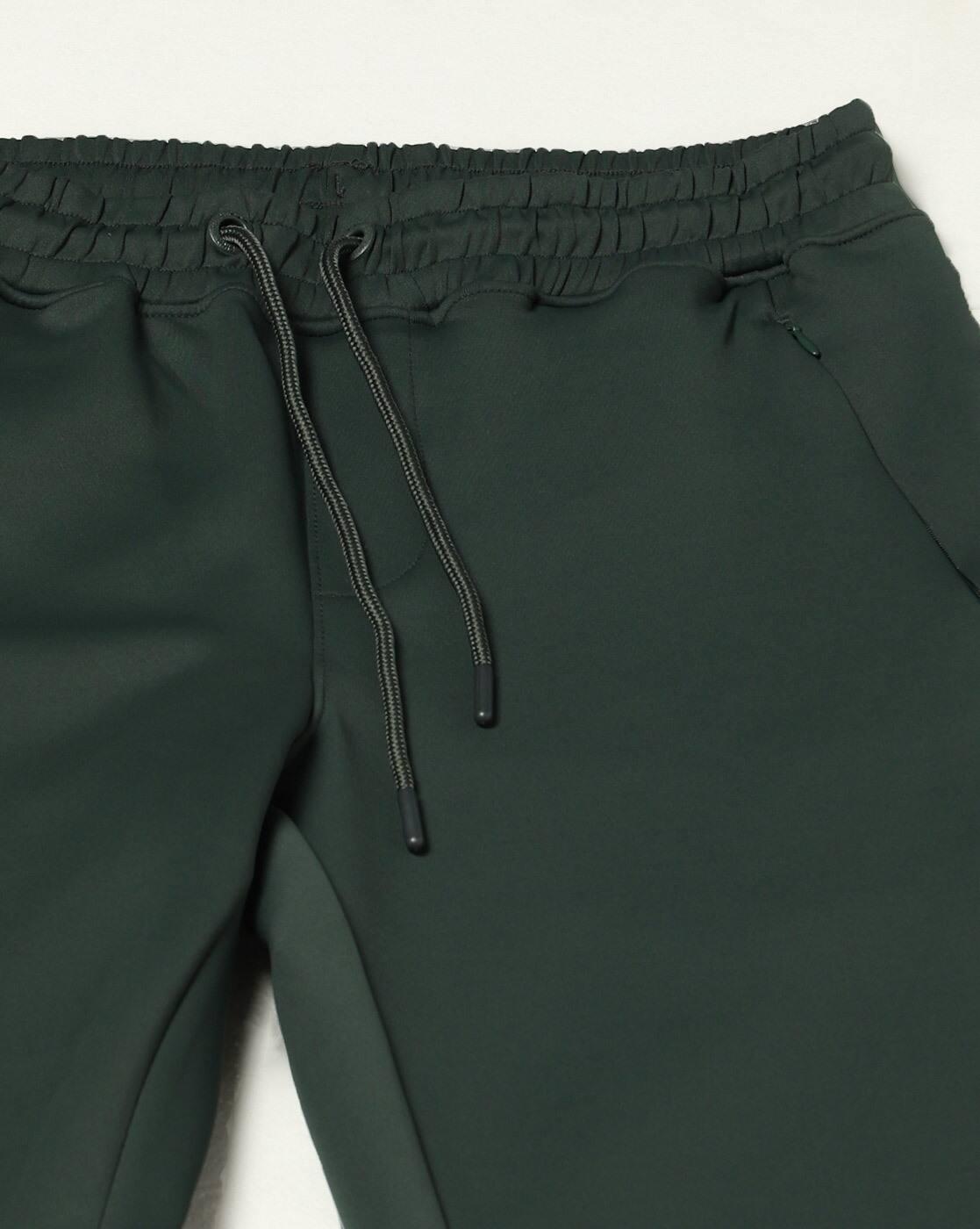 Men Shifted Seam Concealed Regular Fit Joggers