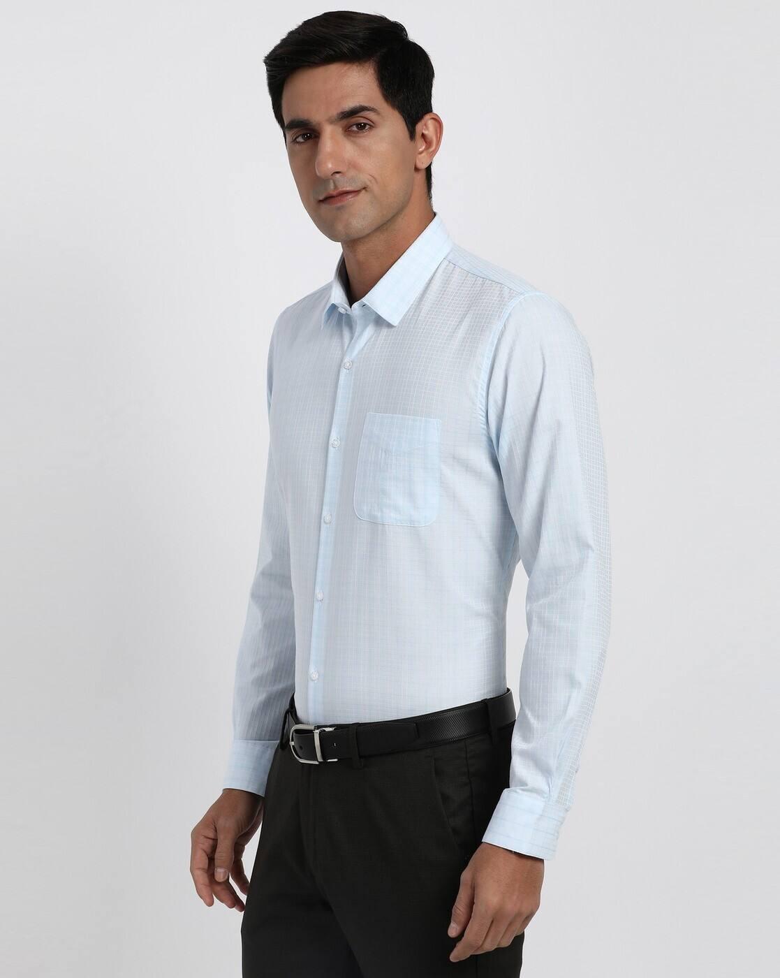 Men Checked Slim Fit Shirt