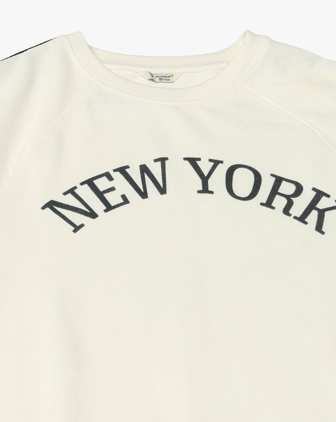 Men Typographic Print Regular Fit Crew-Neck T-Shirt