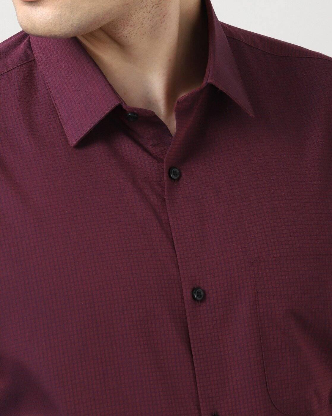 Men Checked Slim Fit Shirt
