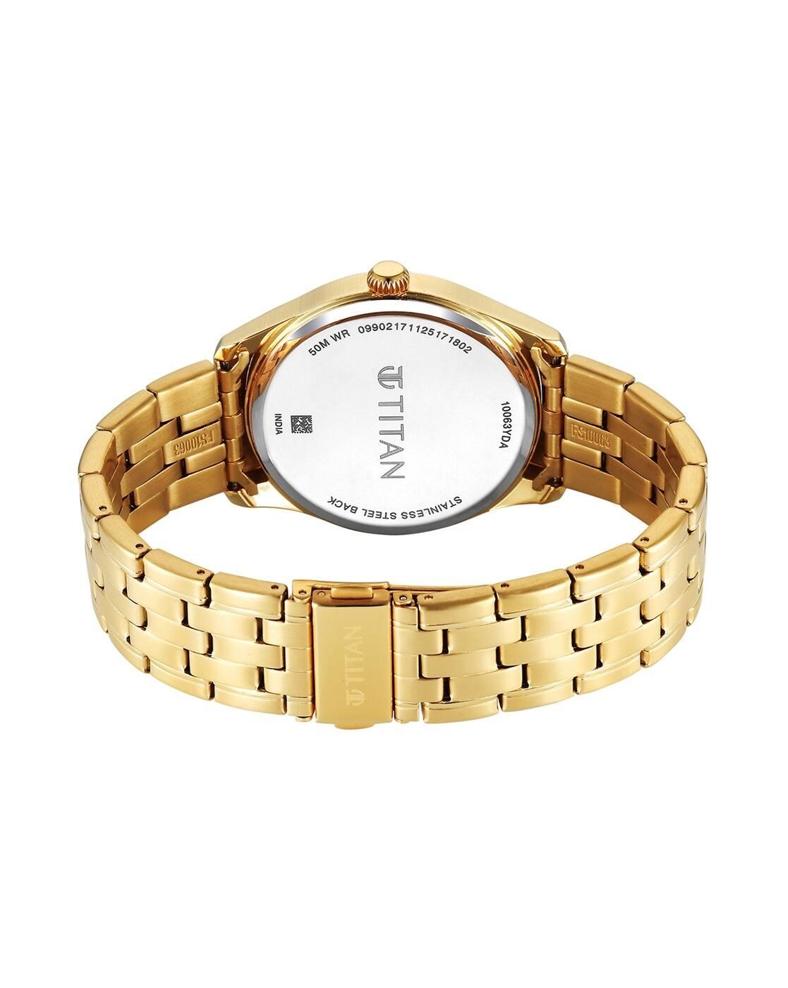 Men Neo Roman Stainless Steel Strap Analogue Watch-10063YM01