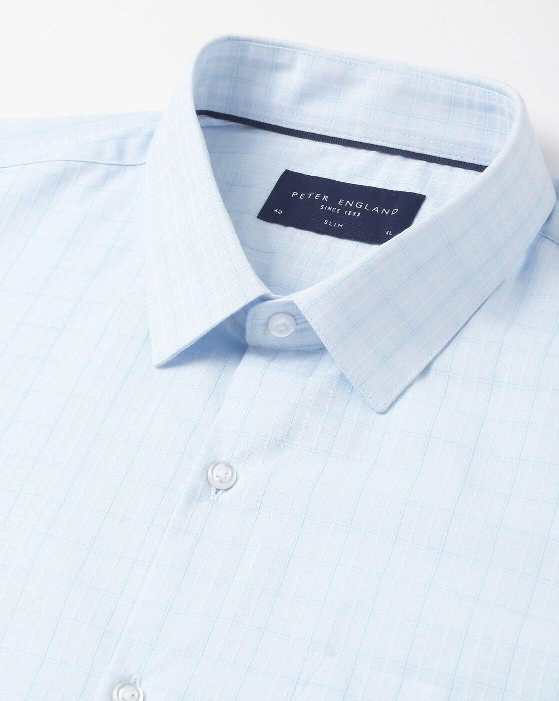 Men Checked Slim Fit Shirt
