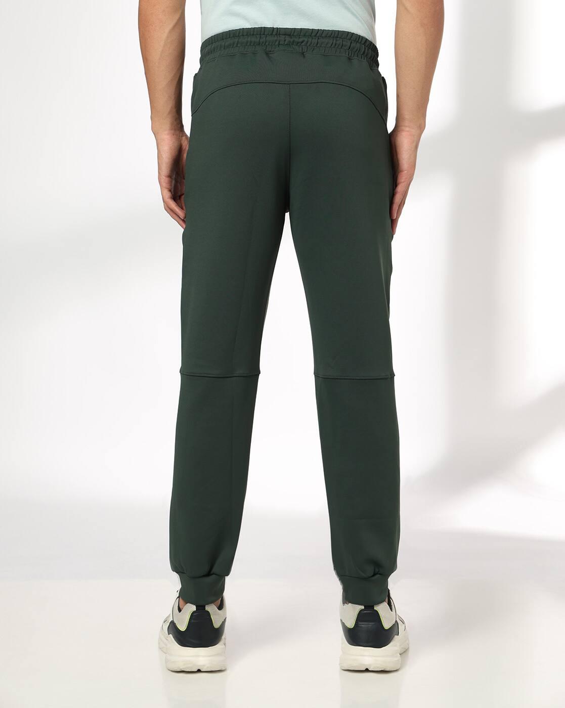 Men Shifted Seam Concealed Regular Fit Joggers