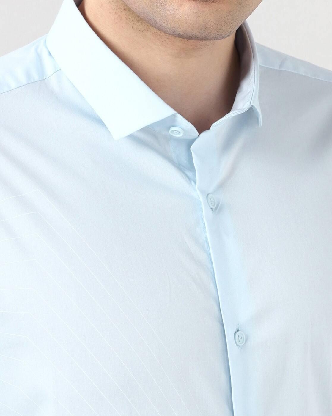 Men Striped Slim Fit Shirt