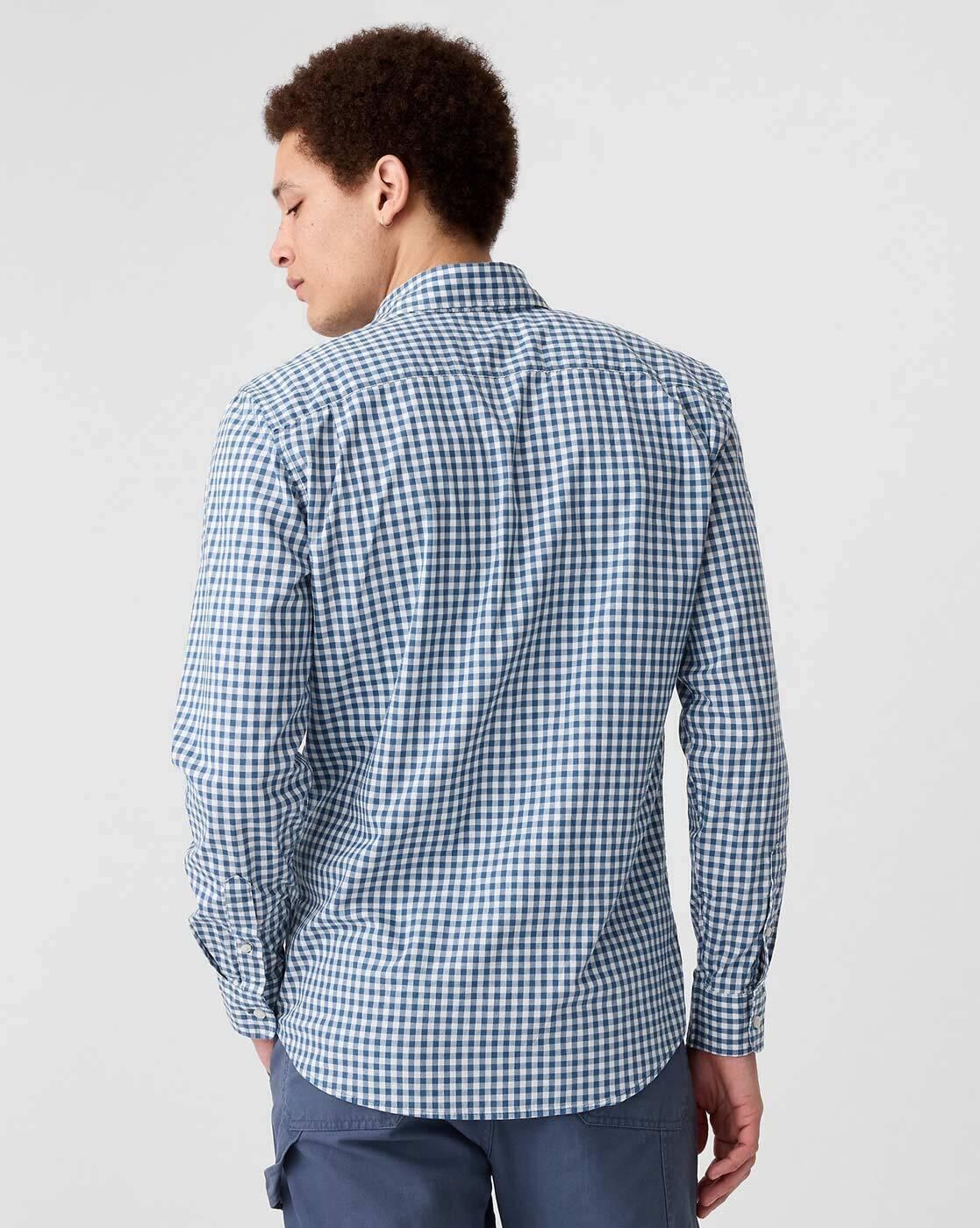 Checked Slim Fit Button-Down Collar Shirt