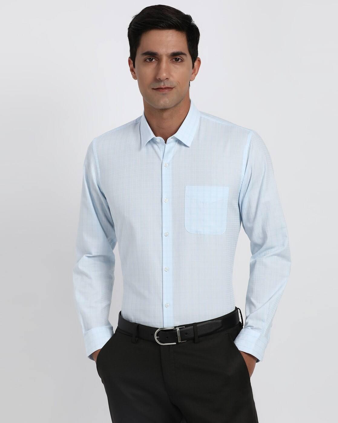 Men Checked Slim Fit Shirt
