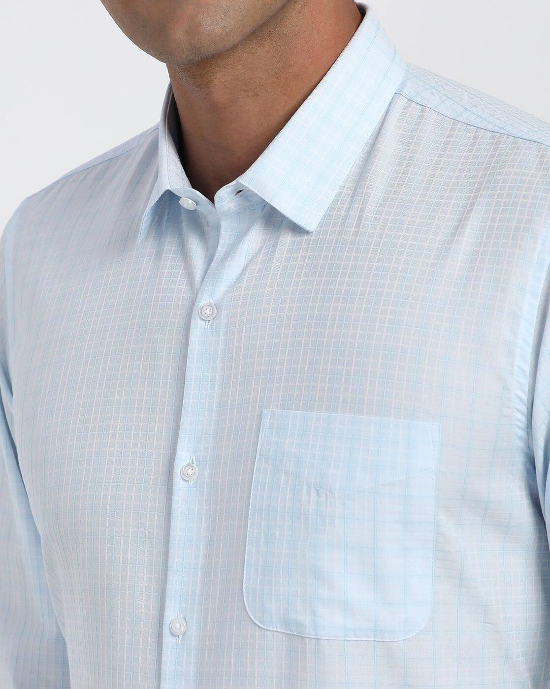 Men Checked Slim Fit Shirt