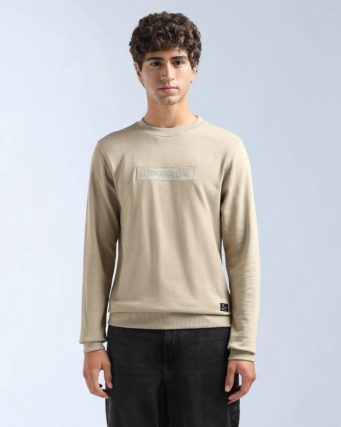 Brand Embroidered Regular Fit Sweatshirt