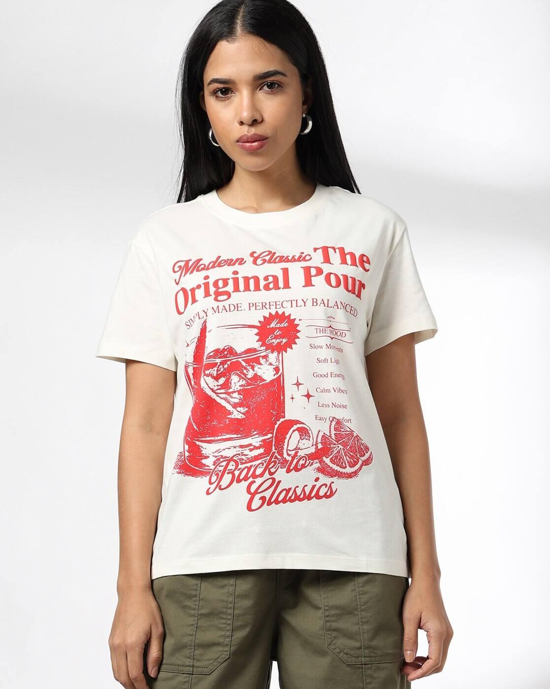 Women The Original Pour Oversized Crew-Neck T-Shirt