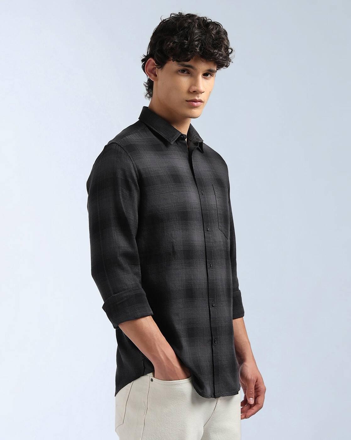 SHIRT, GREY, L