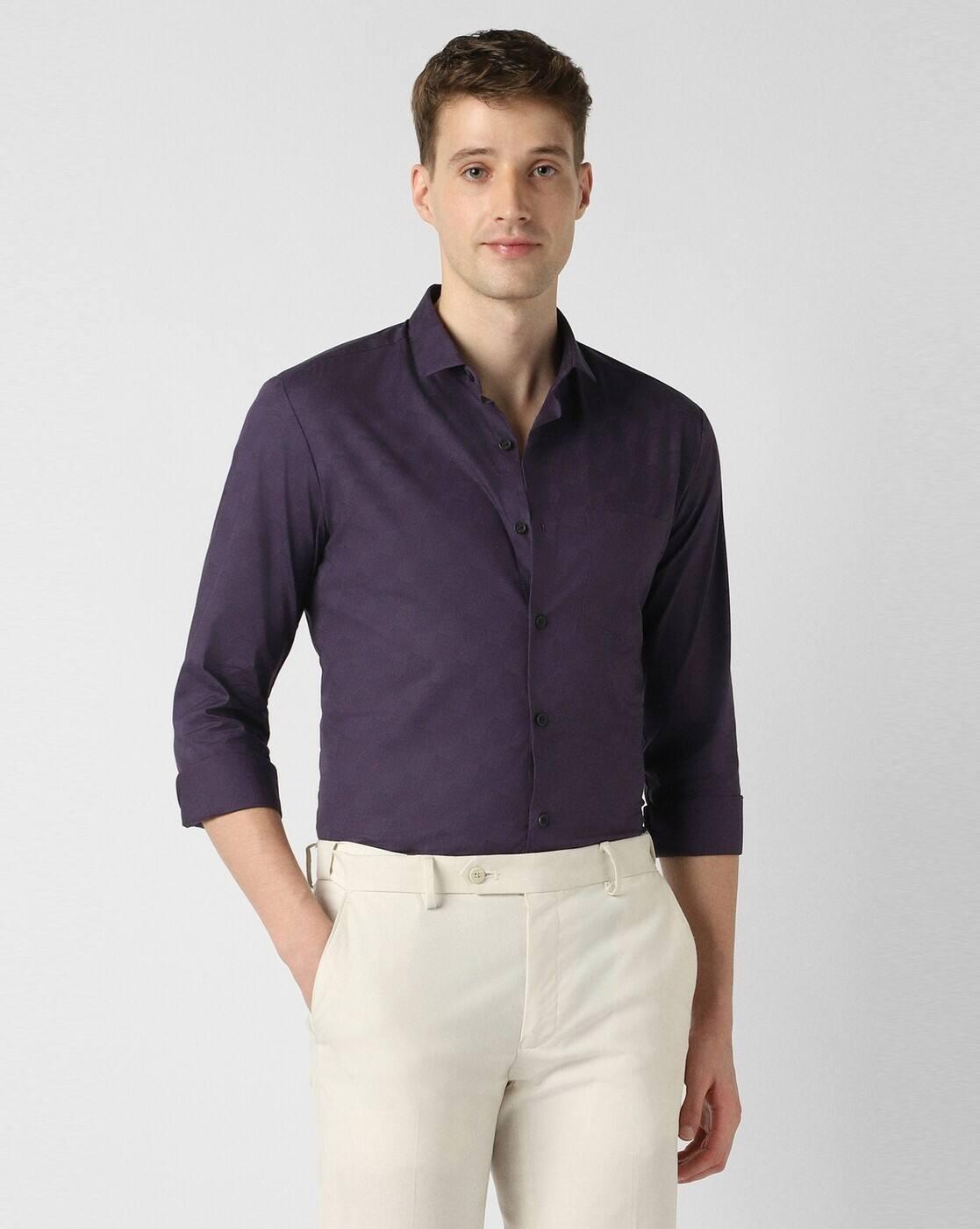 Men Printed Slim Fit Shirt