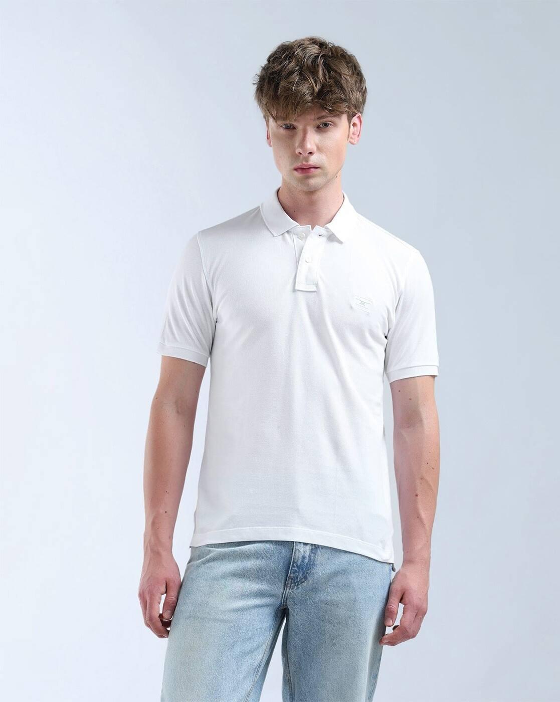 Regular Fit Solid Polo Shirt