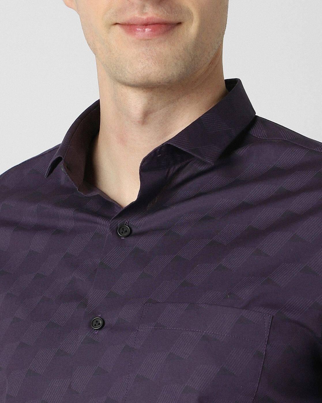 Men Printed Slim Fit Shirt
