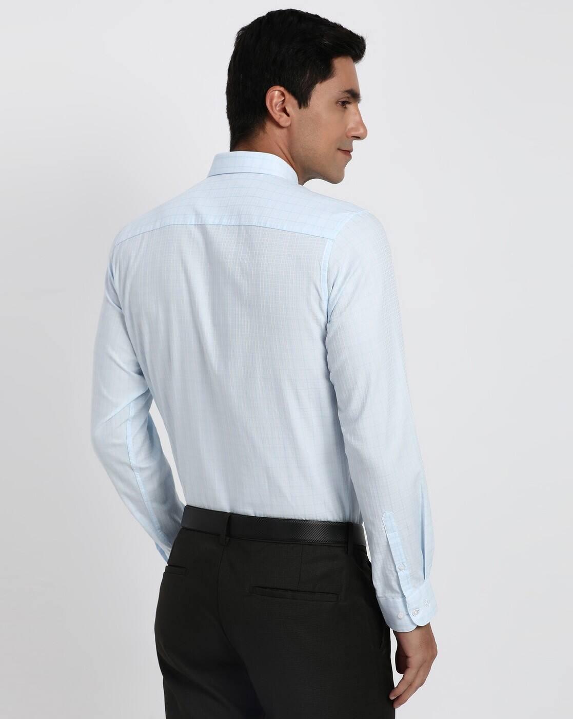 Men Checked Slim Fit Shirt