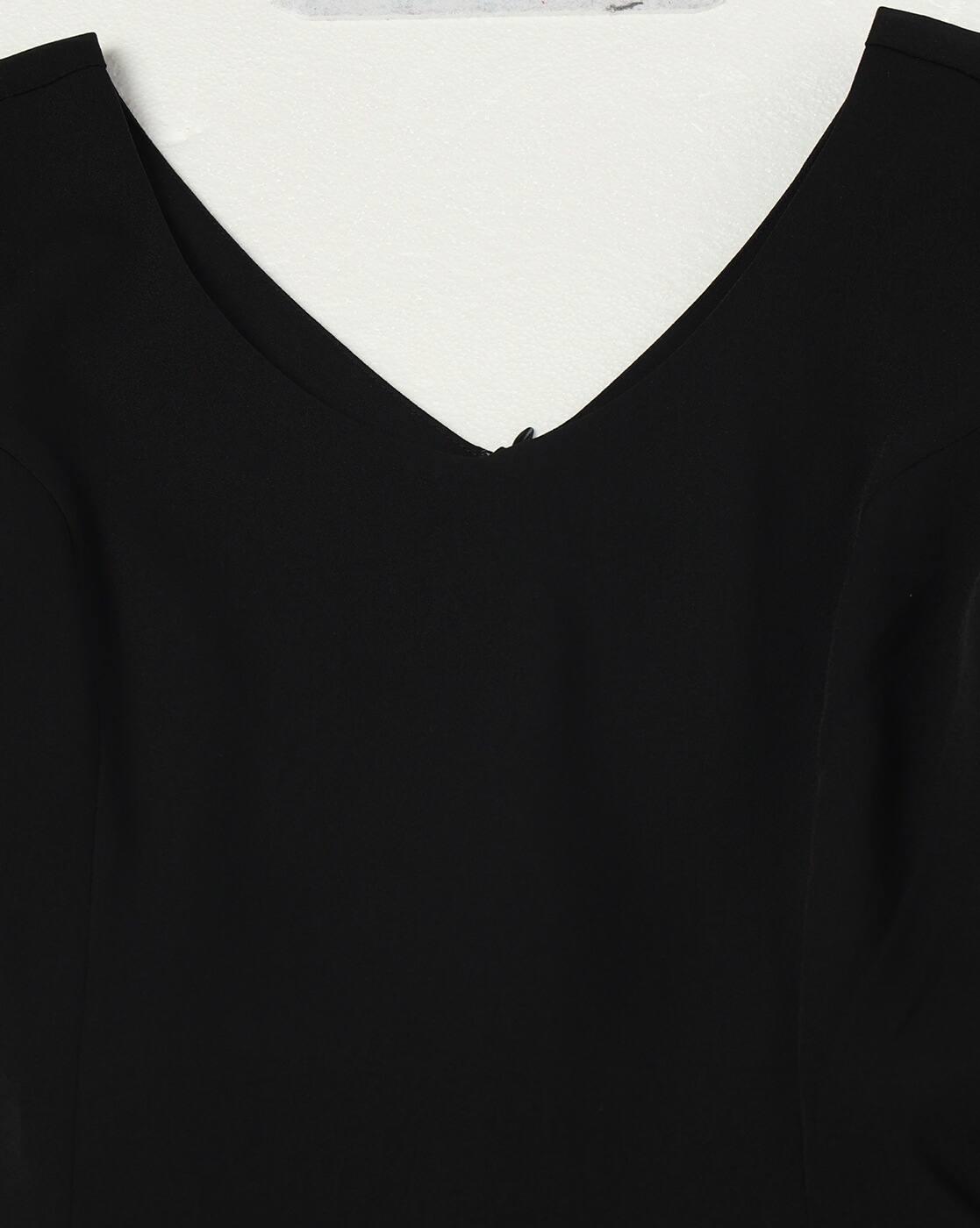 Women V-Neck Fit & Flare Dress with Belt