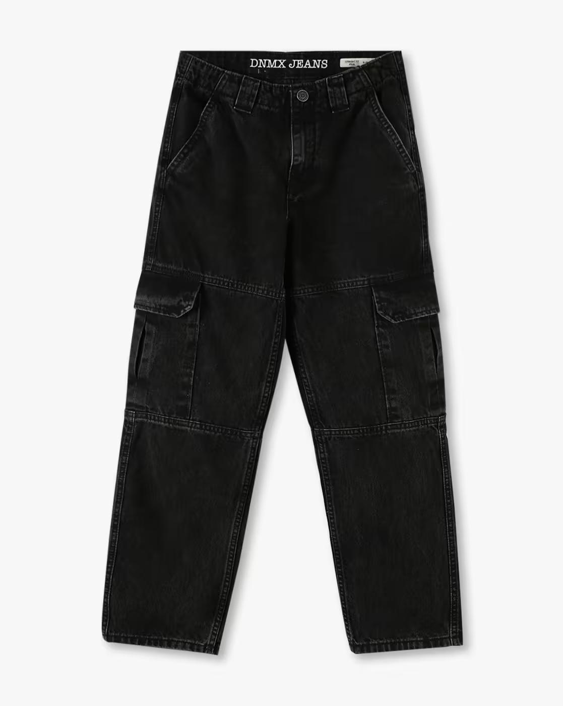 Boys Straight Fit Cargo Jeans