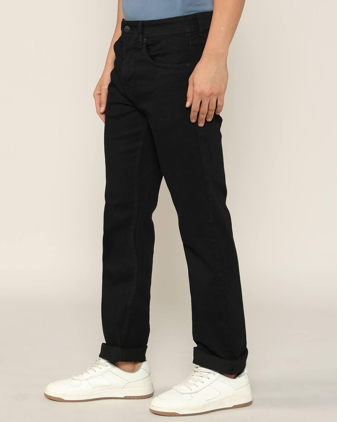 Men Albert Mid-Waist Straight Jeans