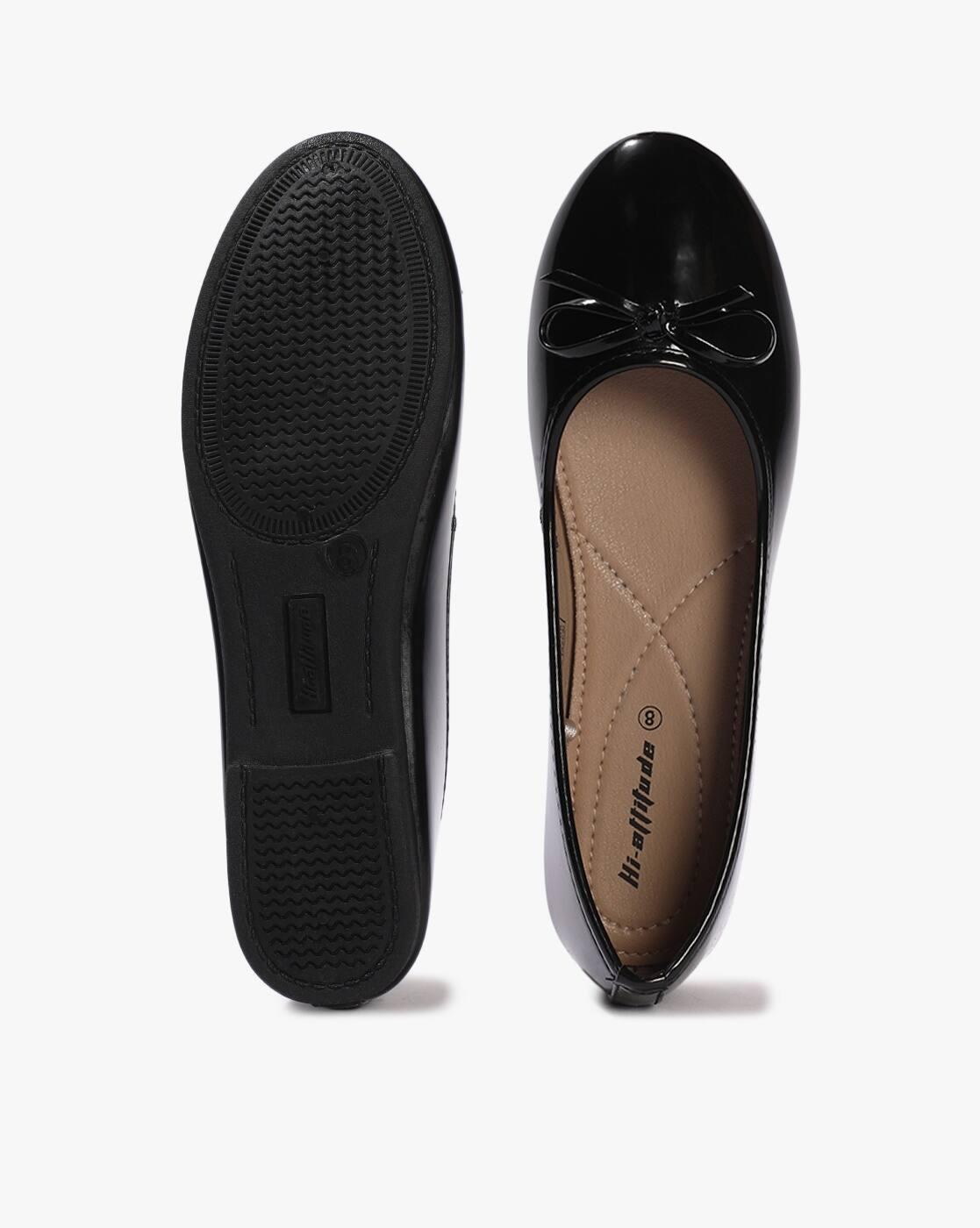 Women Ballerians Shoes with PVC Upper