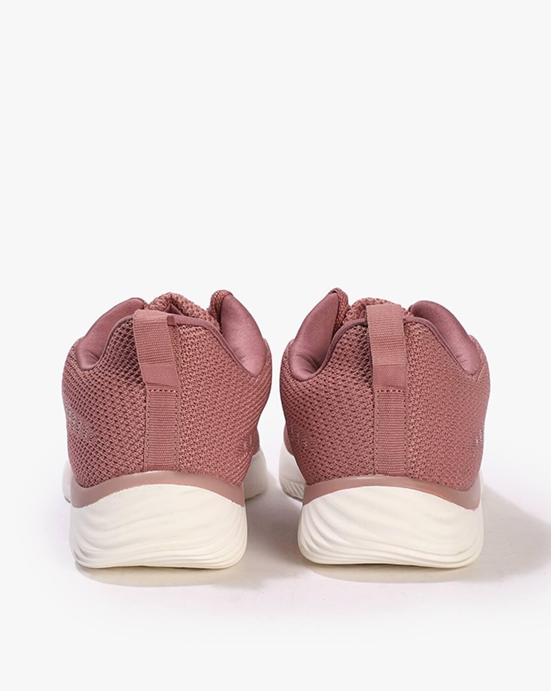 Women Lace-Up Shoes with Fabric Upper