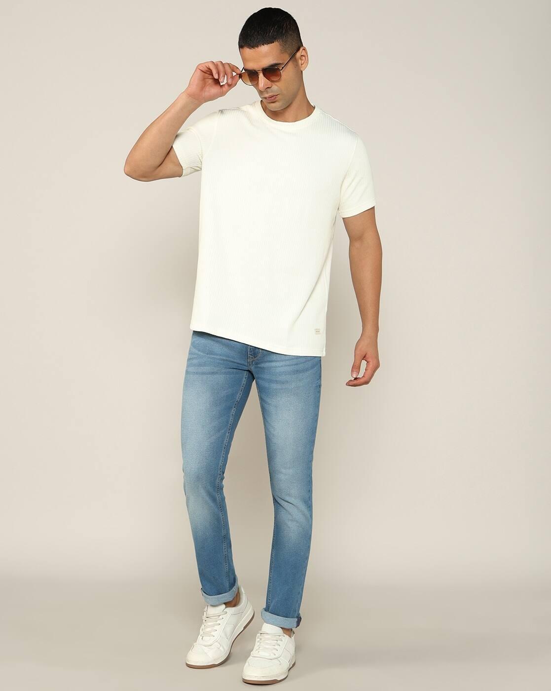 Men Norris Low-Waist Slim Fit Jeans