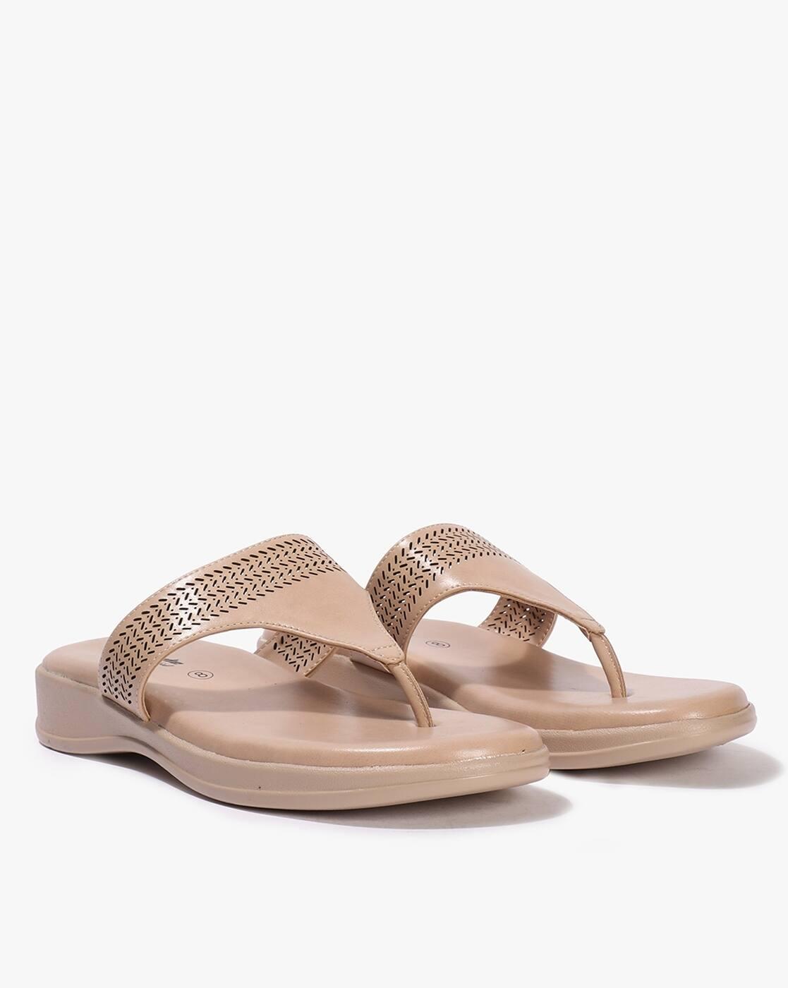 Women Thong-Strap Flat Sandals