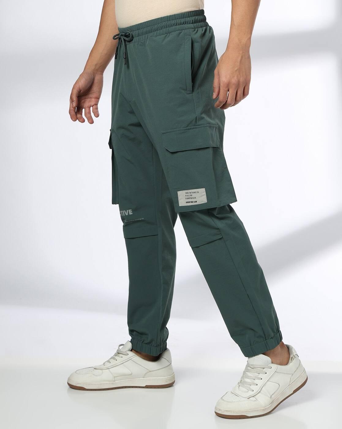 Men Joggers with Drawstring Waist