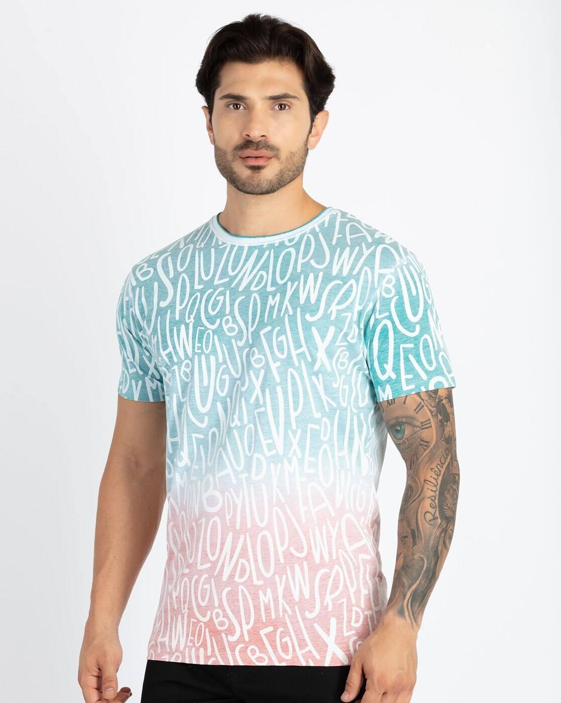 Men Printed Regular Fit T-Shirt