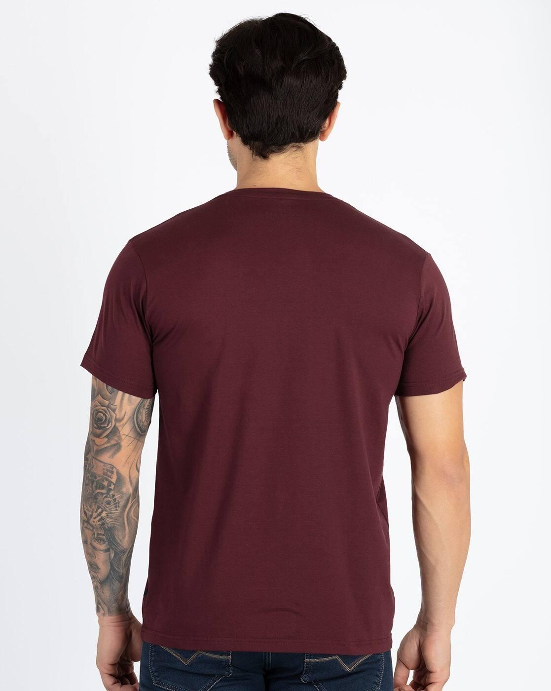 Men Printed Regular Fit T-Shirt