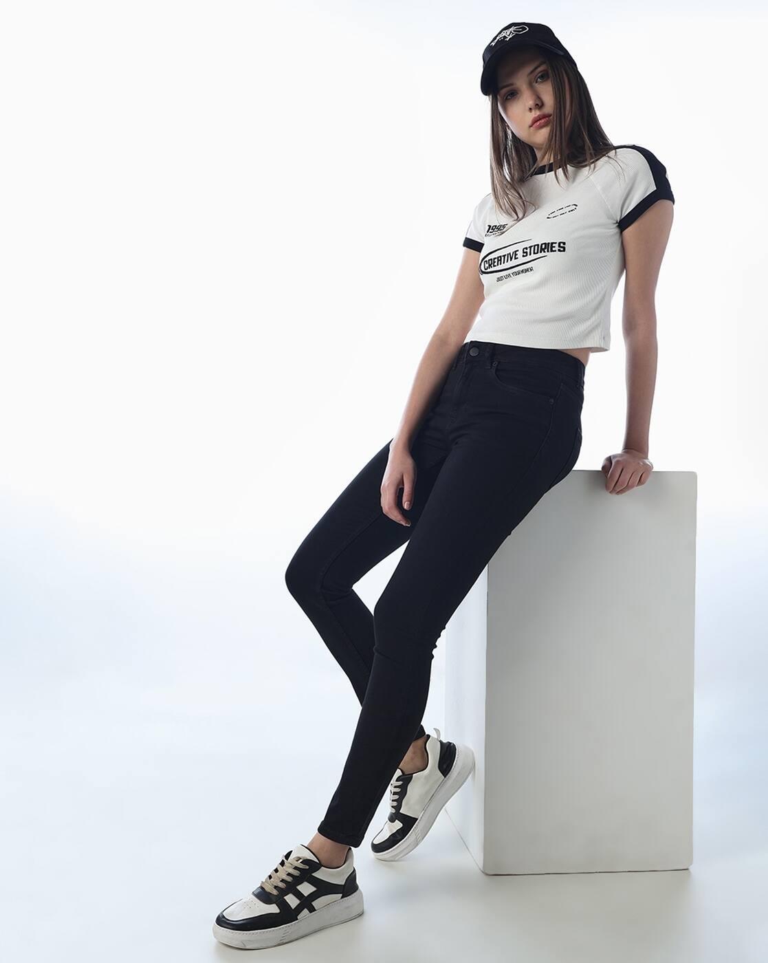 Women High-Rise Skinny Jeans