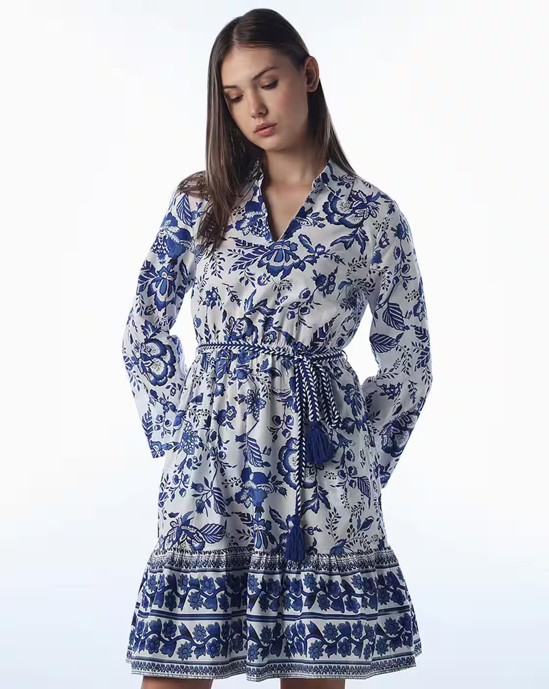 Women Floral Print Mini Dress