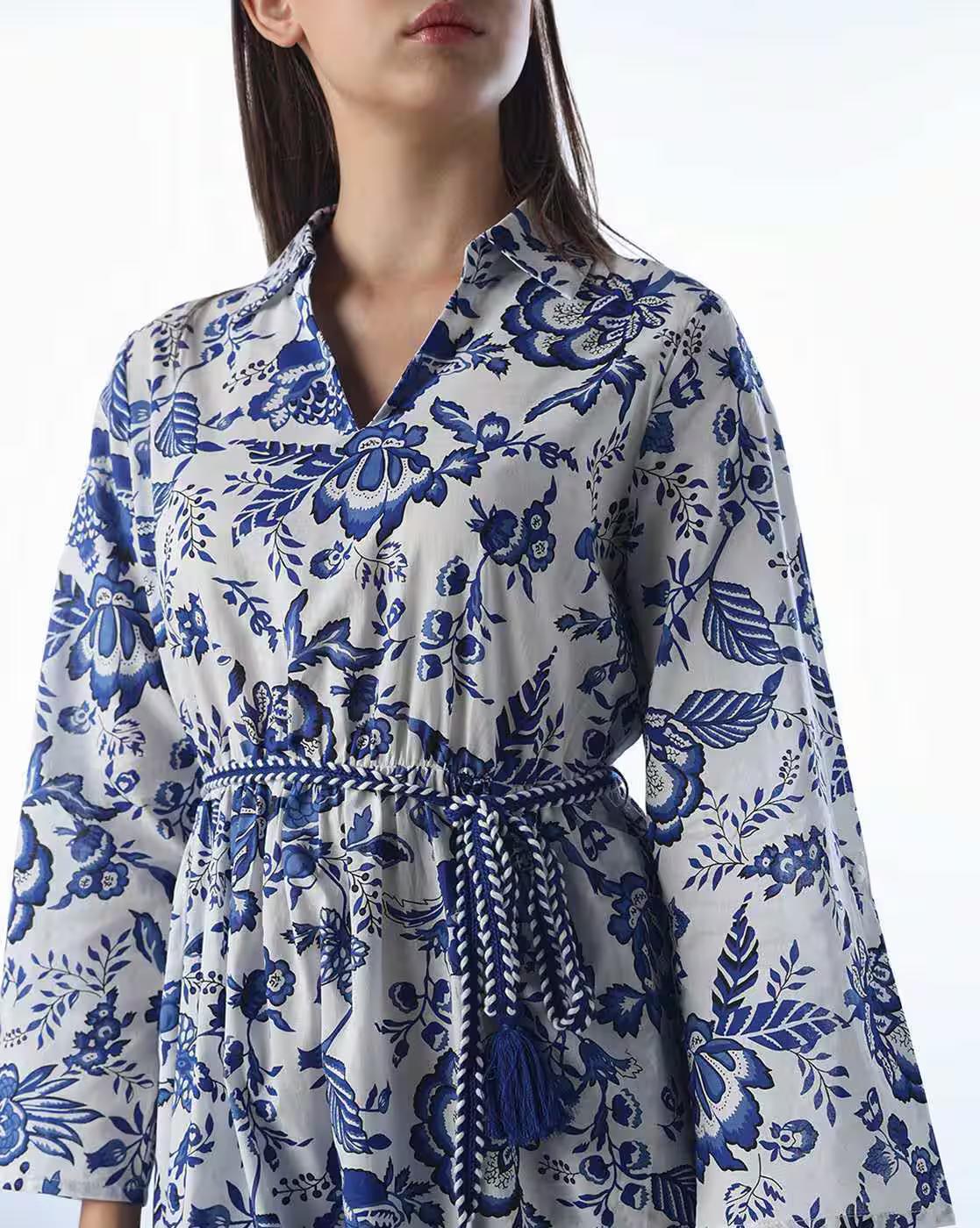 Women Floral Print Mini Dress