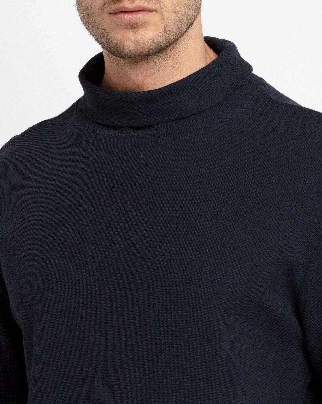 Men Regular Fit Turtleneck T-Shirt