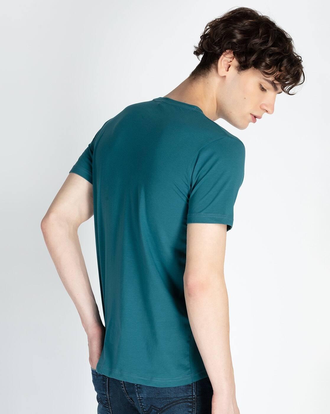 Men Printed Regular Fit T-Shirt