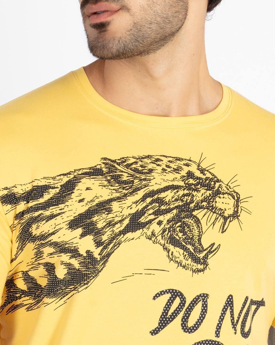 Men Printed Regular Fit T-Shirt