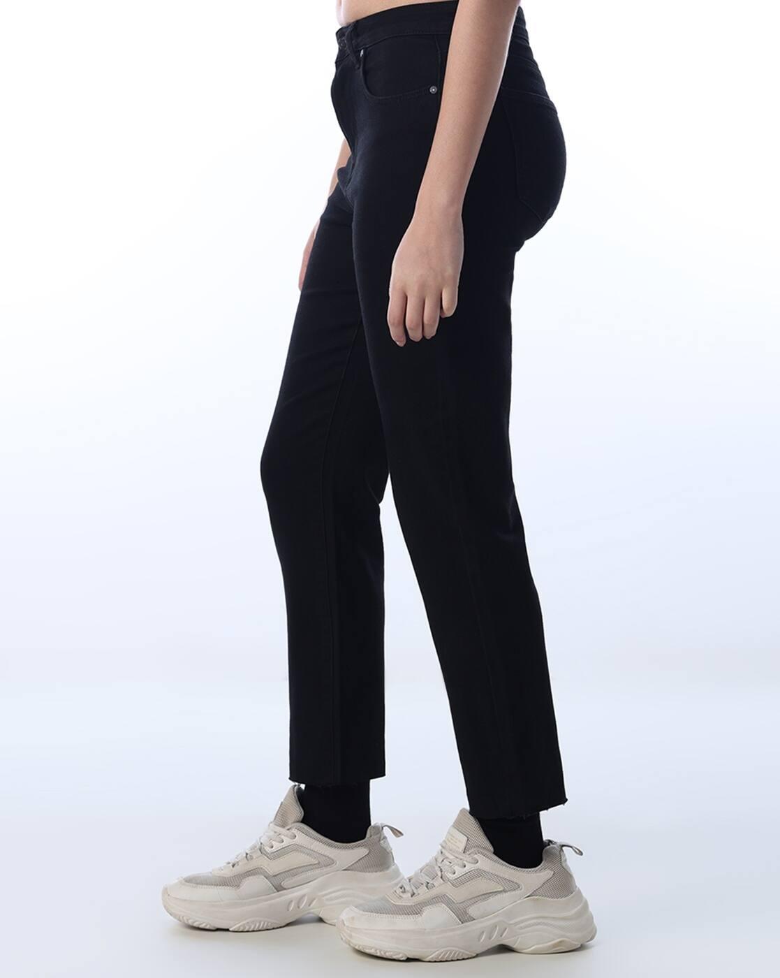 Women High-Rise Straight Jeans