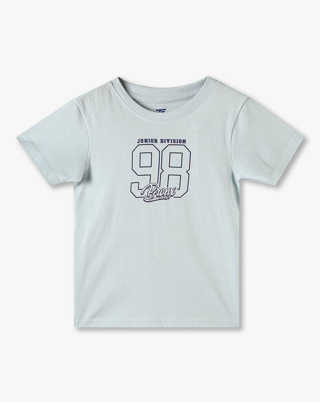 Boys 98 Print Tailored Fit Round-Neck T-Shirt