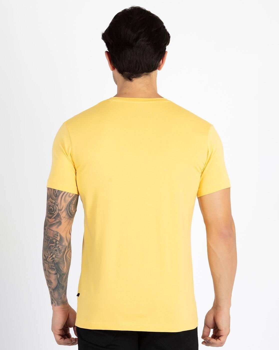 Men Printed Regular Fit T-Shirt