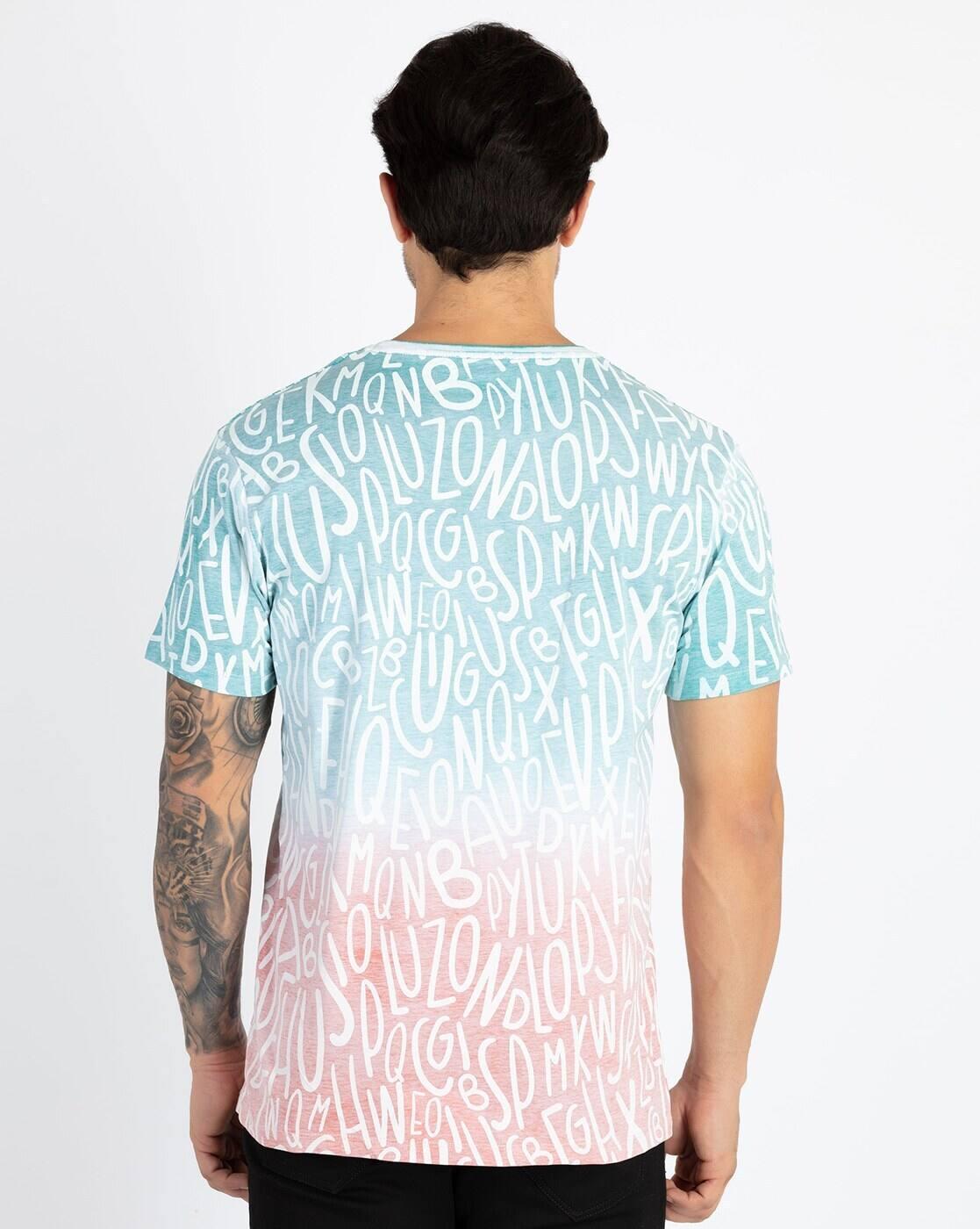 Men Printed Regular Fit T-Shirt